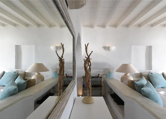 Holiday home Ochre Dream, Front & Sunset Naousa (Paros)